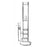 Pulsar Triple Perc Straight Tube Bong 14" - Toker Supply