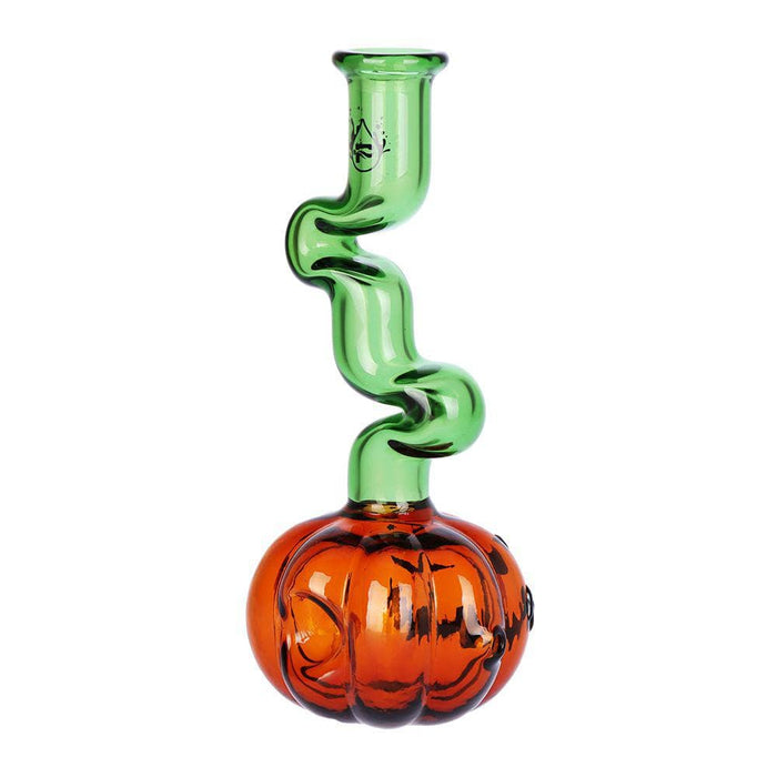 Pulsar Twisty And Wicked Jack-O-Lantern Glass Hand Pipe - 5.7" - Toker Supply