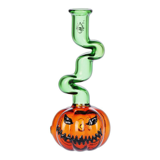 Pulsar Twisty And Wicked Jack-O-Lantern Glass Hand Pipe - 5.7" - Toker Supply