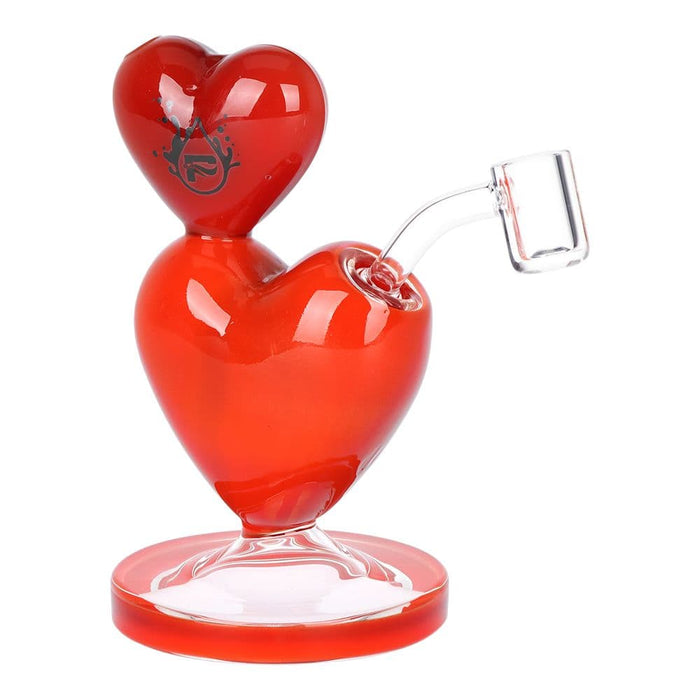 Pulsar Two-Hearted Glass Dab Rig | 6.5" | 14mm F - Toker Supply