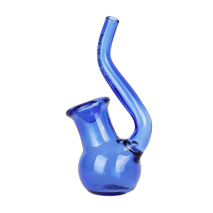 Pulsar Upright Sherlock Glass Hand Pipe - 5" / Colors Vary - Toker Supply