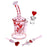 Pulsar Valentine's Love Hearts Glass Dab Rig Set - 8.5" / 14mm F - Toker Supply