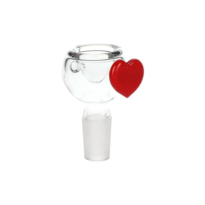 Pulsar Valentines Heart Vase Glass Water Pipe - 8.25" / 14mm F - Toker Supply