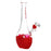 Pulsar Valentines Heart Vase Glass Water Pipe - 8.25" / 14mm F - Toker Supply