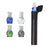 Pulsar Vortex Glass Mouthpiece Attachement for Puffco Pivot w/ Display Stand - Colors Vary - Toker Supply