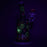 Pulsar Watermelon Zkittles Glow In The Dark Dab Rig Kit - 8" / 14mm F - Toker Supply