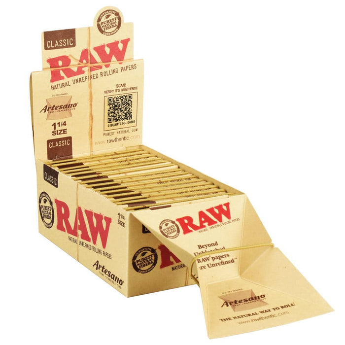 RAW Artesano Rolling Papers | 1 1/4 Inch - Toker Supply