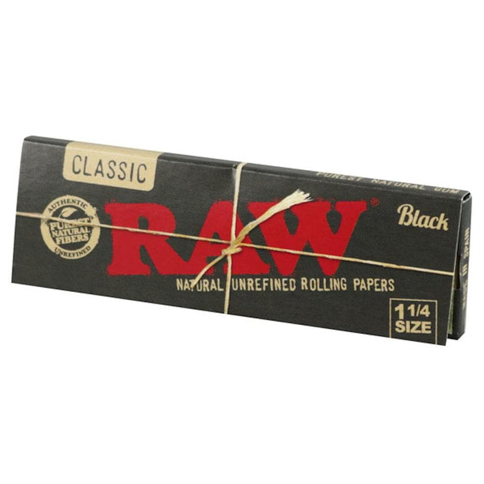 Raw Black Classic Rolling Papers - Toker Supply
