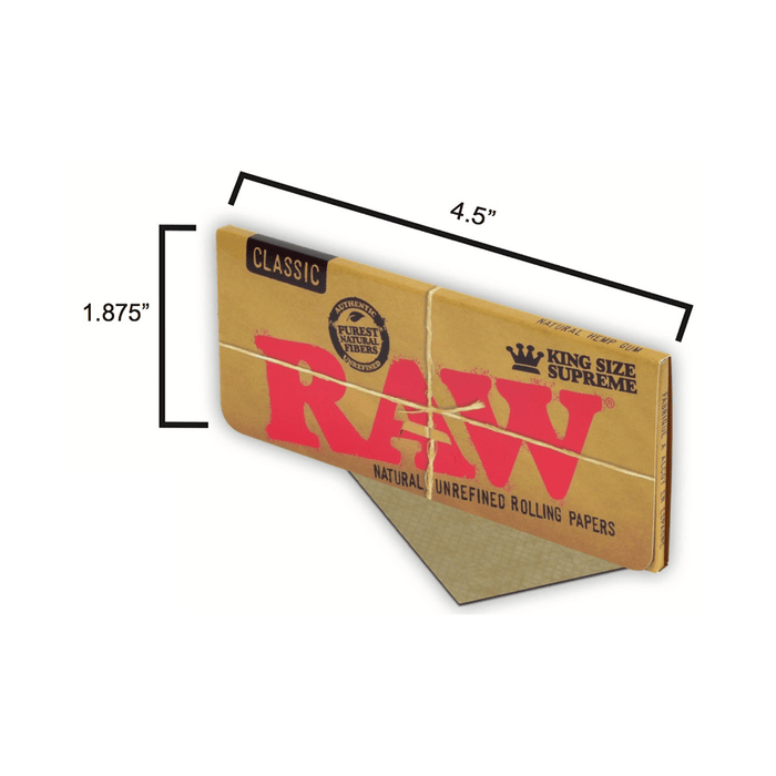 RAW Classic Rolling Papers - Toker Supply