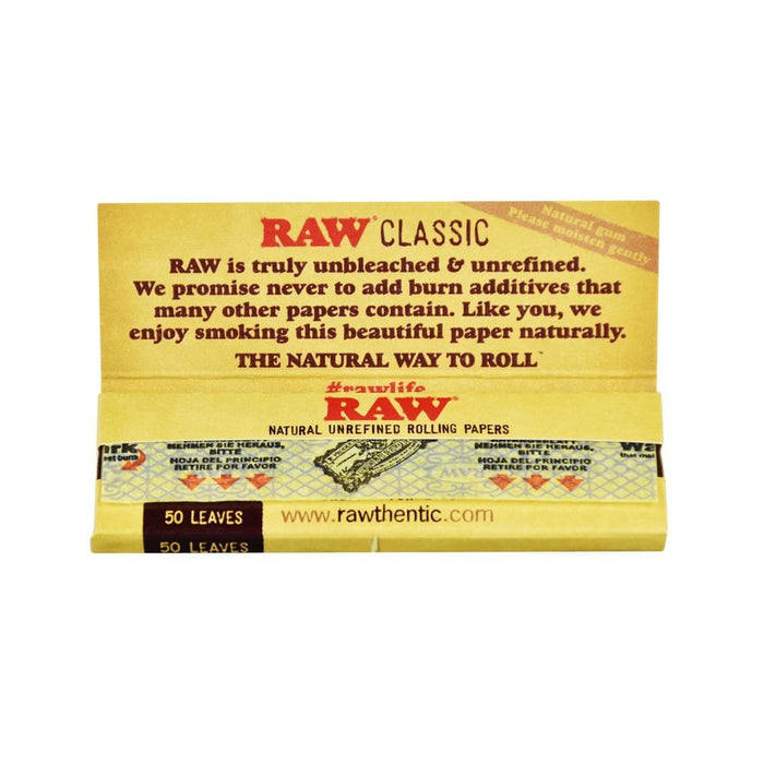 Raw Classic Rolling Papers - Toker Supply