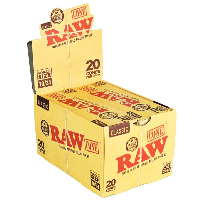 RAW Classic Single Size Cones - Toker Supply