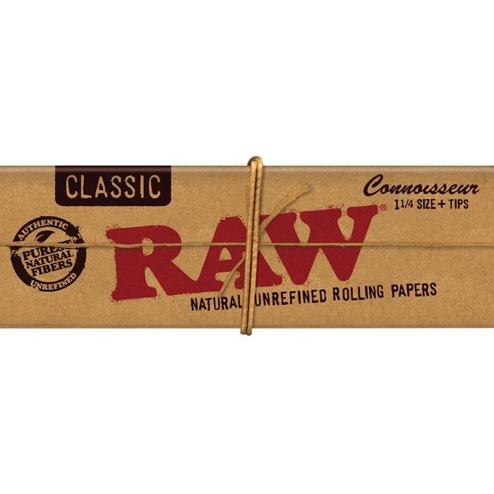 Raw Connoisseur Rolling Papers w/ Tips - Toker Supply