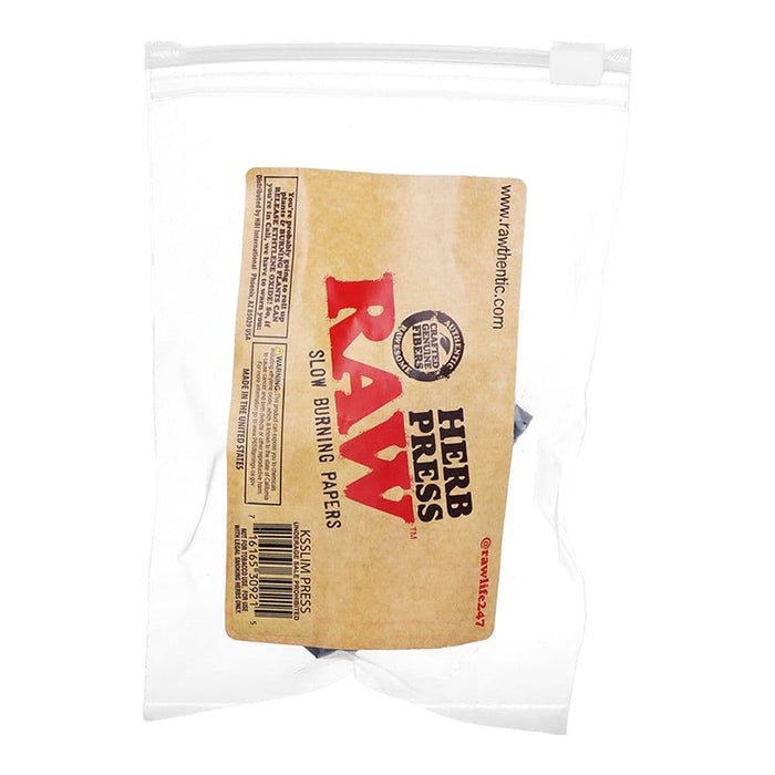 RAW King Size Wide Herb Press - 3.5"x1.5" - Toker Supply