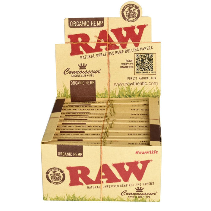 RAW Organic Connoisseur Rolling Papers | Kingsize - Toker Supply