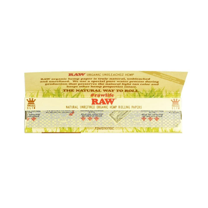 Raw Organic Hemp Rolling Papers - Toker Supply