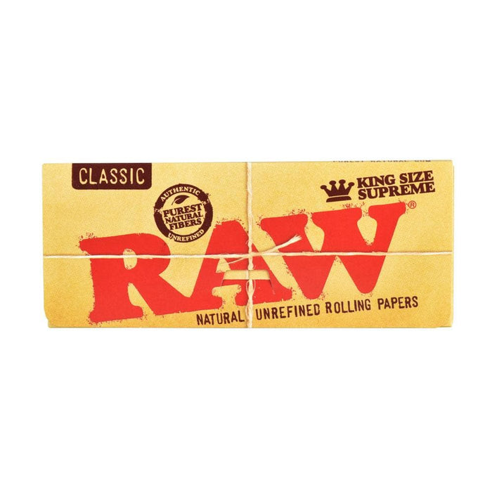 RAW Supreme Natural Rolling Papers | Kingsize - Toker Supply