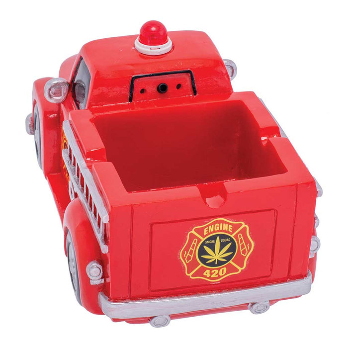 RED 420 LIGHT-UP FIRETRUCK ASHTRAY & STASH - Toker Supply
