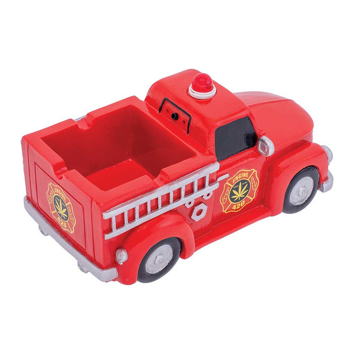 RED 420 LIGHT-UP FIRETRUCK ASHTRAY & STASH - Toker Supply