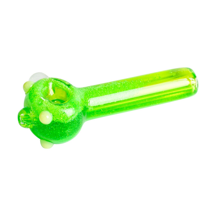 Red Eye Glass 4.5" Sparkle Liquid Glass Pipe - Toker Supply