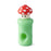 RED TOP MUSHROOM GREEN HAND PIPE - Toker Supply