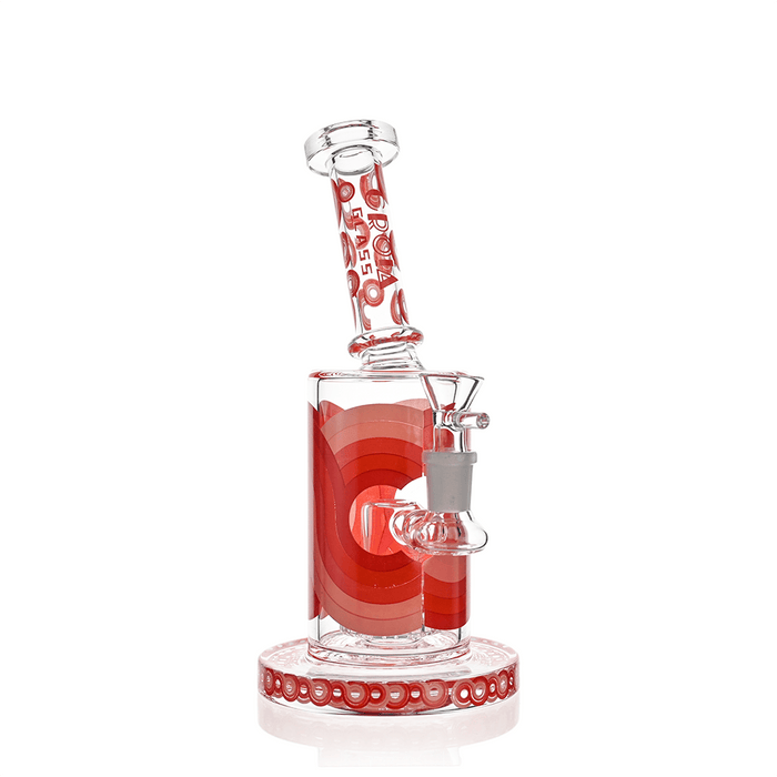 Retro Scientific Bong with Matrix Perc | Croia Glass - Toker Supply