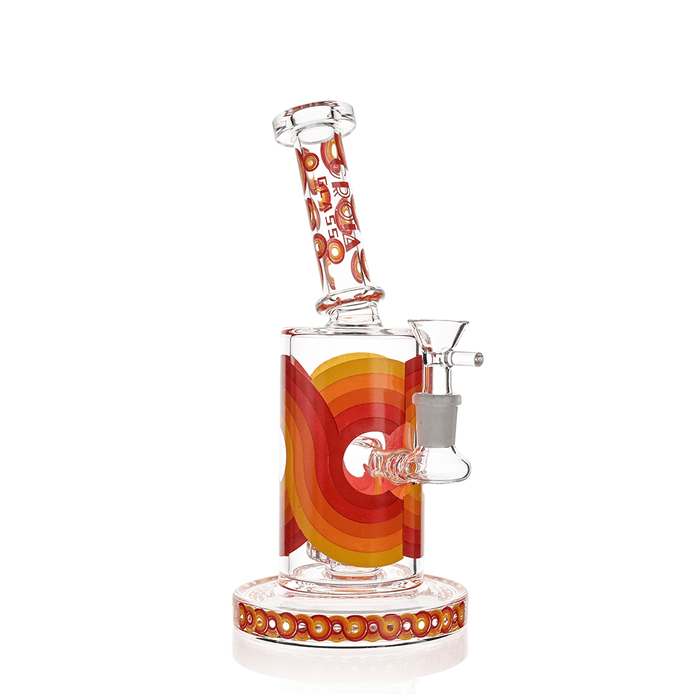 Retro Scientific Bong with Matrix Perc | Croia Glass - Toker Supply