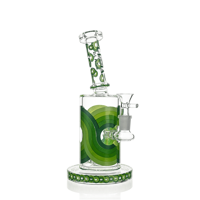 Retro Scientific Bong with Matrix Perc | Croia Glass - Toker Supply