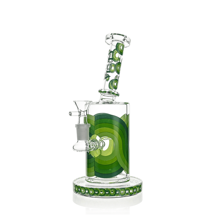 Retro Scientific Bong with Matrix Perc | Croia Glass - Toker Supply
