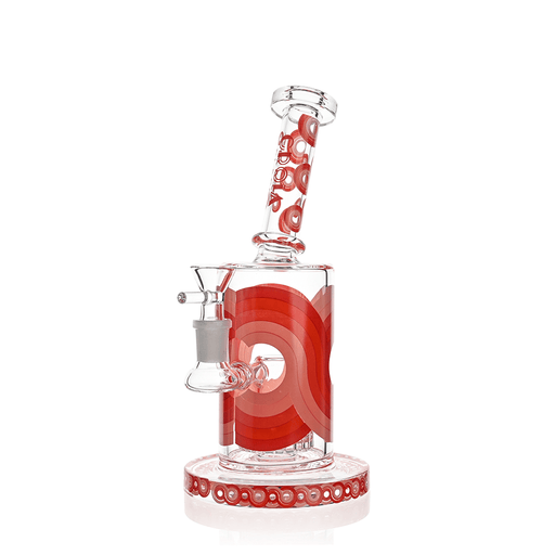 Retro Scientific Bong with Matrix Perc | Croia Glass - Toker Supply