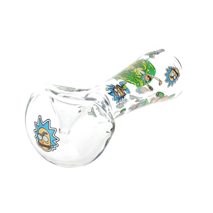 Rich and Shorty Glass Spoon Pipe - 4.5" 3ct - Toker Supply