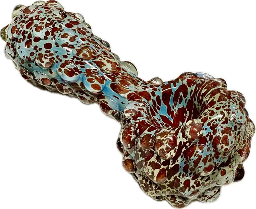 Ripkitty 5" Blue Spike Spoon Dry Herb Hand Pipe - Toker Supply
