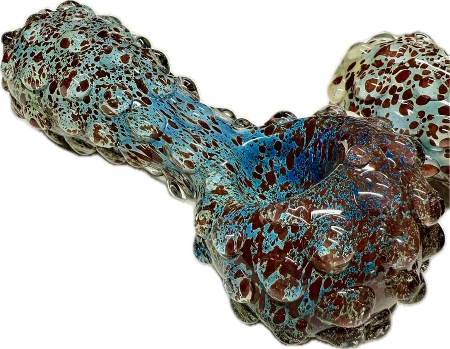 Ripkitty 5" Blue Spike Spoon Dry Herb Hand Pipe - Toker Supply