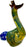 Ripkitty 5” Peacock Dry Herb Hand Pipe Borosilicate Glass - Colors May Vary - Toker Supply