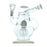 Rock Glass 10" Hydra-Tower - Toker Supply