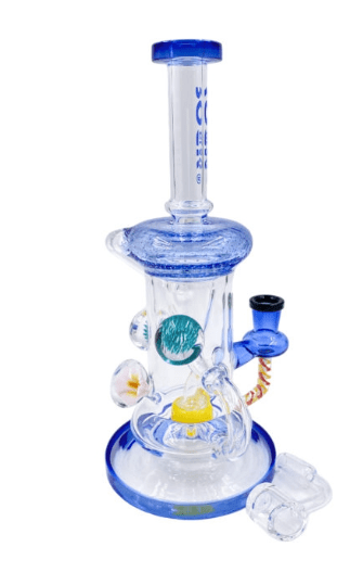 Rock Glass 10" Implosion Marble Recycler - Toker Supply