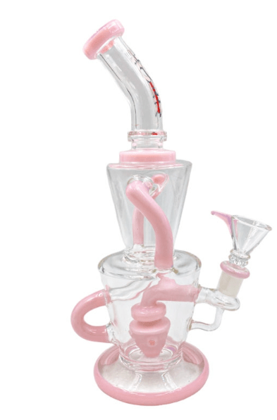 Rock Glass 10" Multi Layer Double Chamber Recycler - Toker Supply