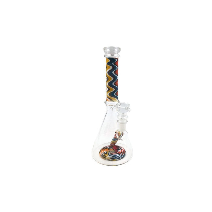 Rock Glass 10" PsychoWave Beaker - Toker Supply