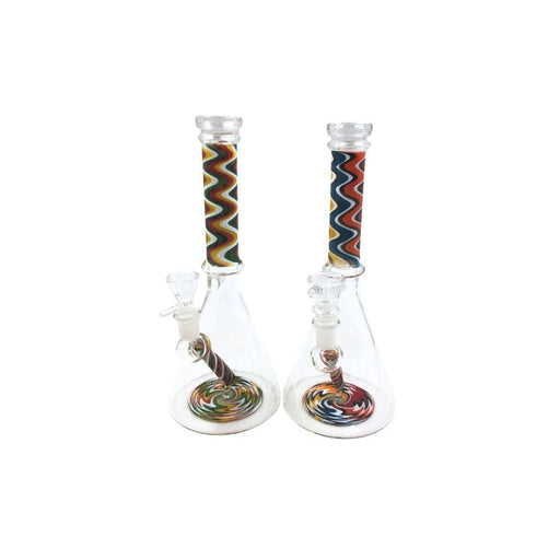 Rock Glass 10" PsychoWave Beaker - Toker Supply