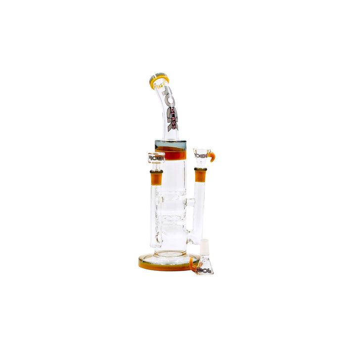 Rock Glass 12" TwinFlow Honeycomb - Toker Supply