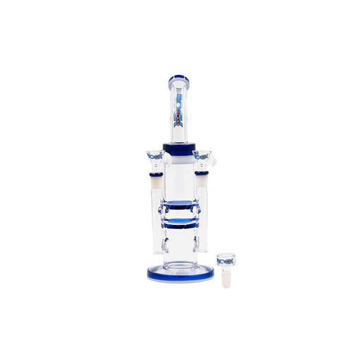 Rock Glass 12" TwinFlow Honeycomb - Toker Supply