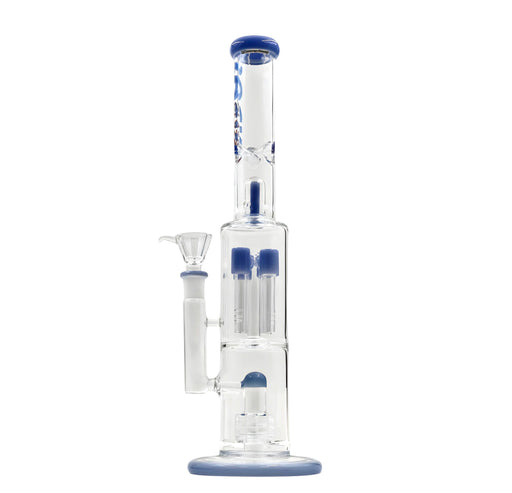 Rock Glass 16" Double Perc Bong - Toker Supply
