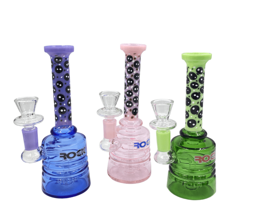 Rock Glass 8'' Barrel Style Rig - Toker Supply