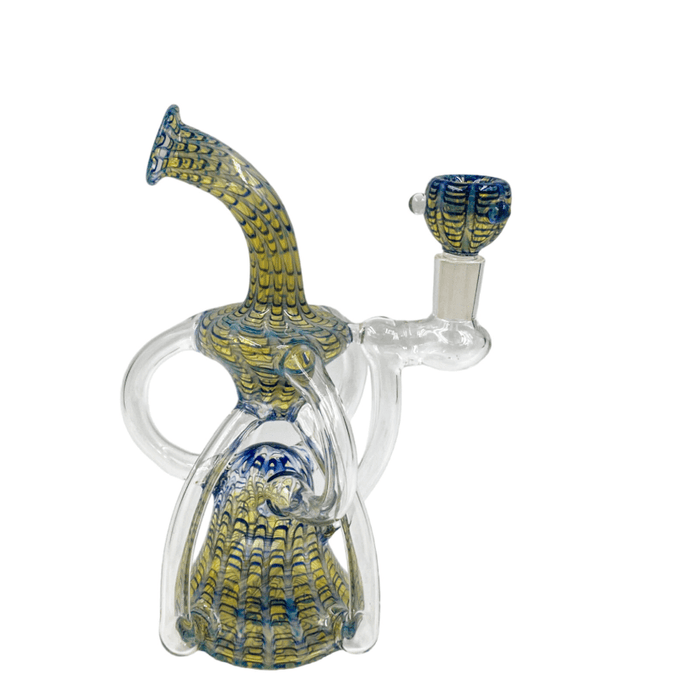 Rock Glass 8" Multi Arm Recycler - Toker Supply