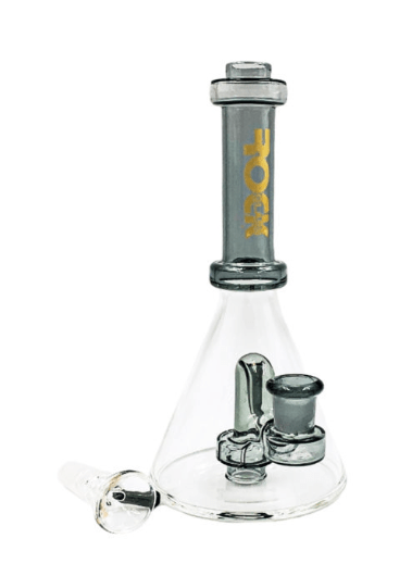 Rock Glass 8" Triangle Showerhead Bong - Toker Supply