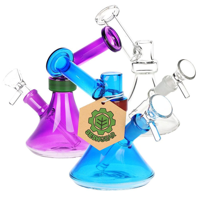 SeshGear Bell Ringer Glass Water Pipe - 6" / 3ct - Toker Supply