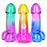 SeshGear Bi-Color Member Glass Hand Pipe - 4.75" / Colors Vary - Toker Supply