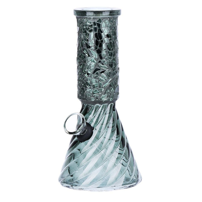 SeshGear Crystalline Beaker Mini Glass Water Pipe - 6" / 6ct - Toker Supply