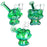 SeshGear Electro Frog Glass Dab Rig - 4.5" / 14mm F / Colors Vary - Toker Supply