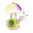 SeshGear Electroplated Mushroom Glass Bubbler - 4.75" / 14mm F - Toker Supply