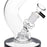 SeshGear Hip Check Curved Glass Water Pipe | 7.75" | 14mm F - Toker Supply